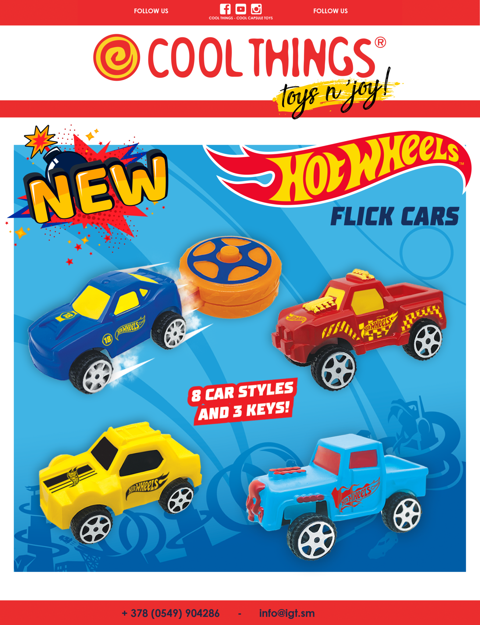 New Hot Wheels Flick Cars Cool Things